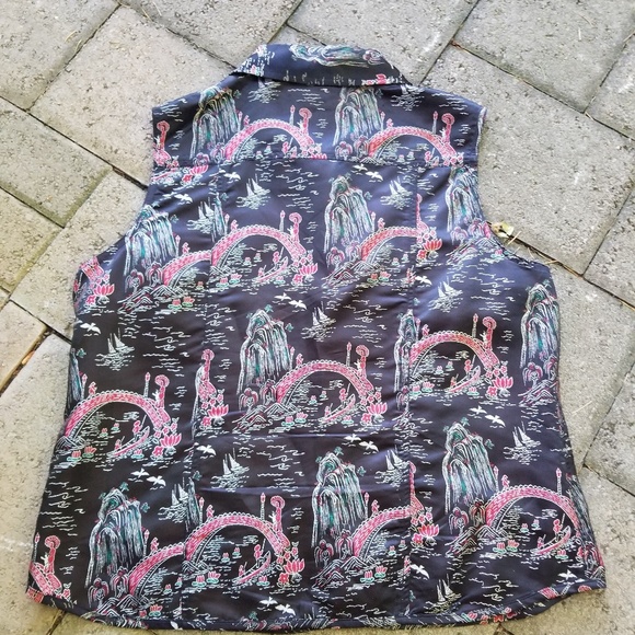 Chico's Asian Style Vest Jacket - Picture 6 of 6